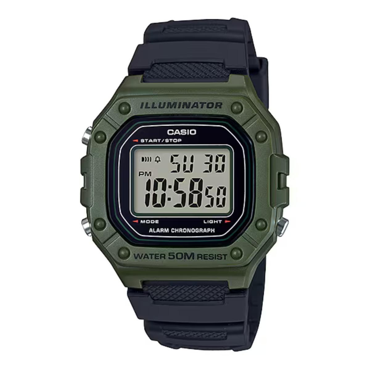 Relógio Casio Standar Silicone W-218H-3AVDF