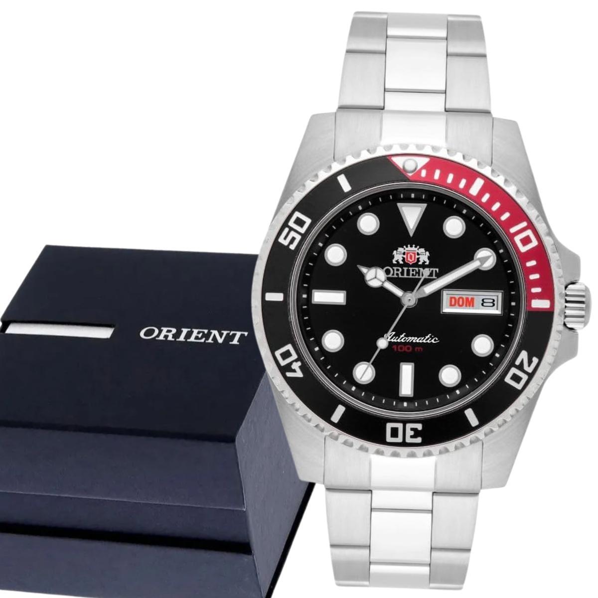 Relógio Masculino Orient Automático Prata 469SS068NHP1SX