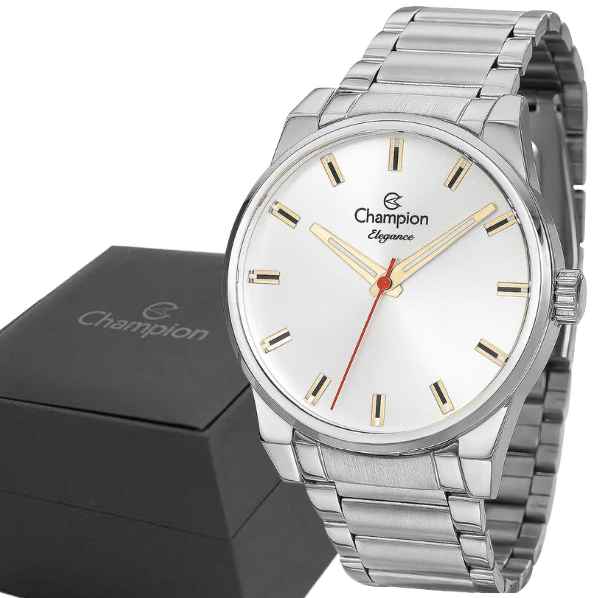 Relógio Feminino Champion Analógico Elegance Prata CN27590S