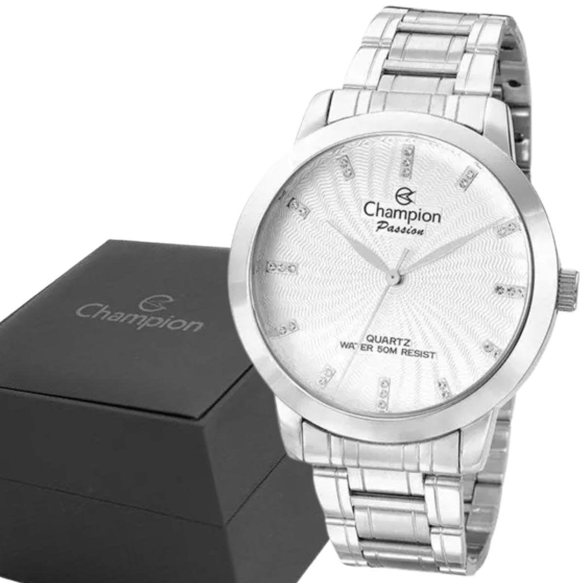 Relógio Feminino Champion Analógico Elegance Prata CN29276Q
