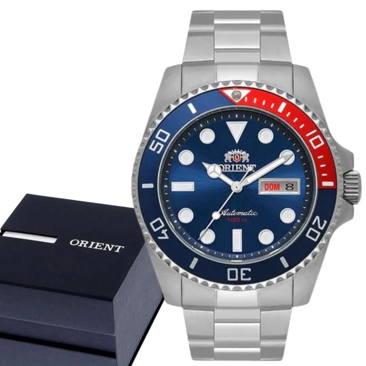 Relógio Masculino Orient Prata Automático F49SS026NHD1SX