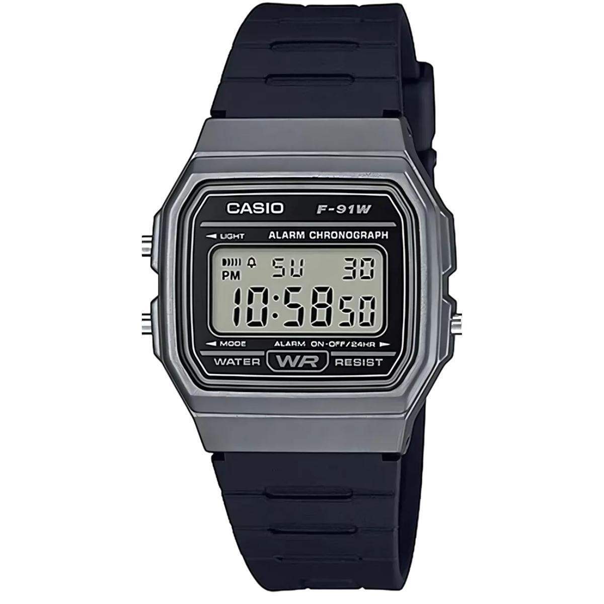 Relógio Casio Vintage Unissex F-91WM-1BDF