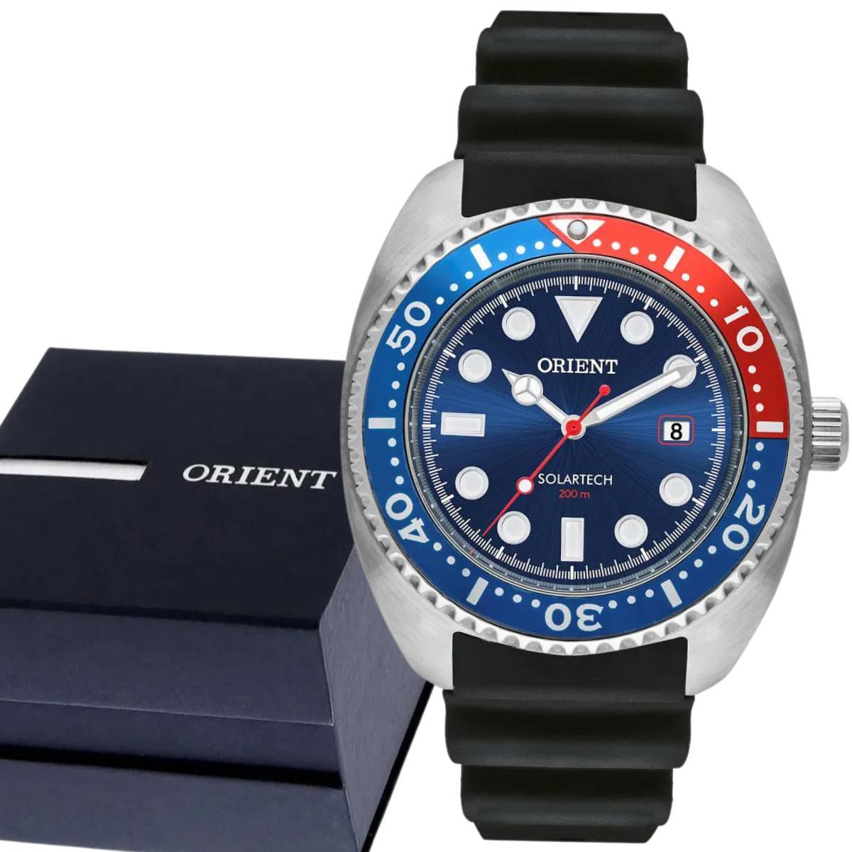 Relógio Masculino Orient Silicone Preto MBSP1037D1PX