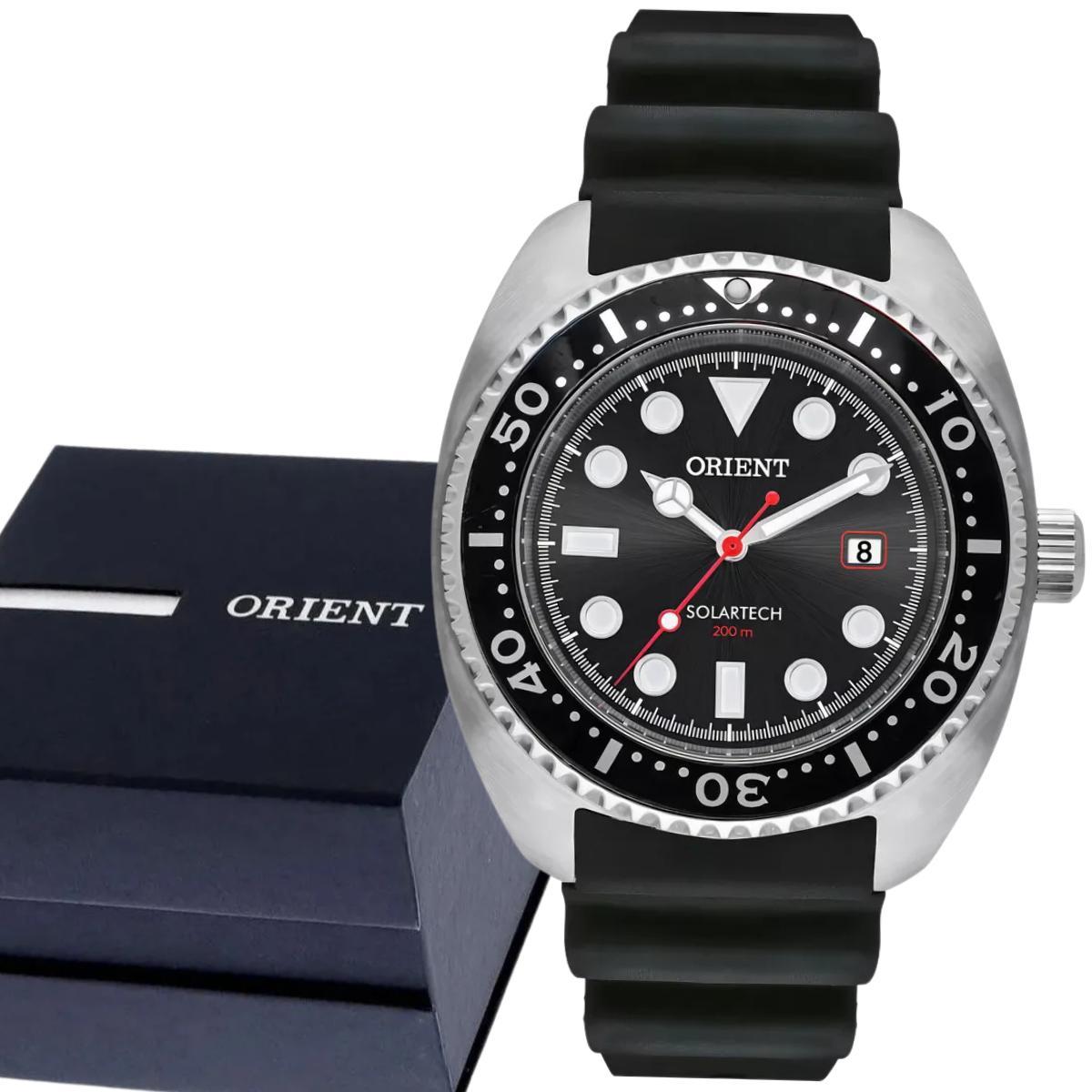 Relógio Masculino Orient Silicone Preto MBSP1038P1PX