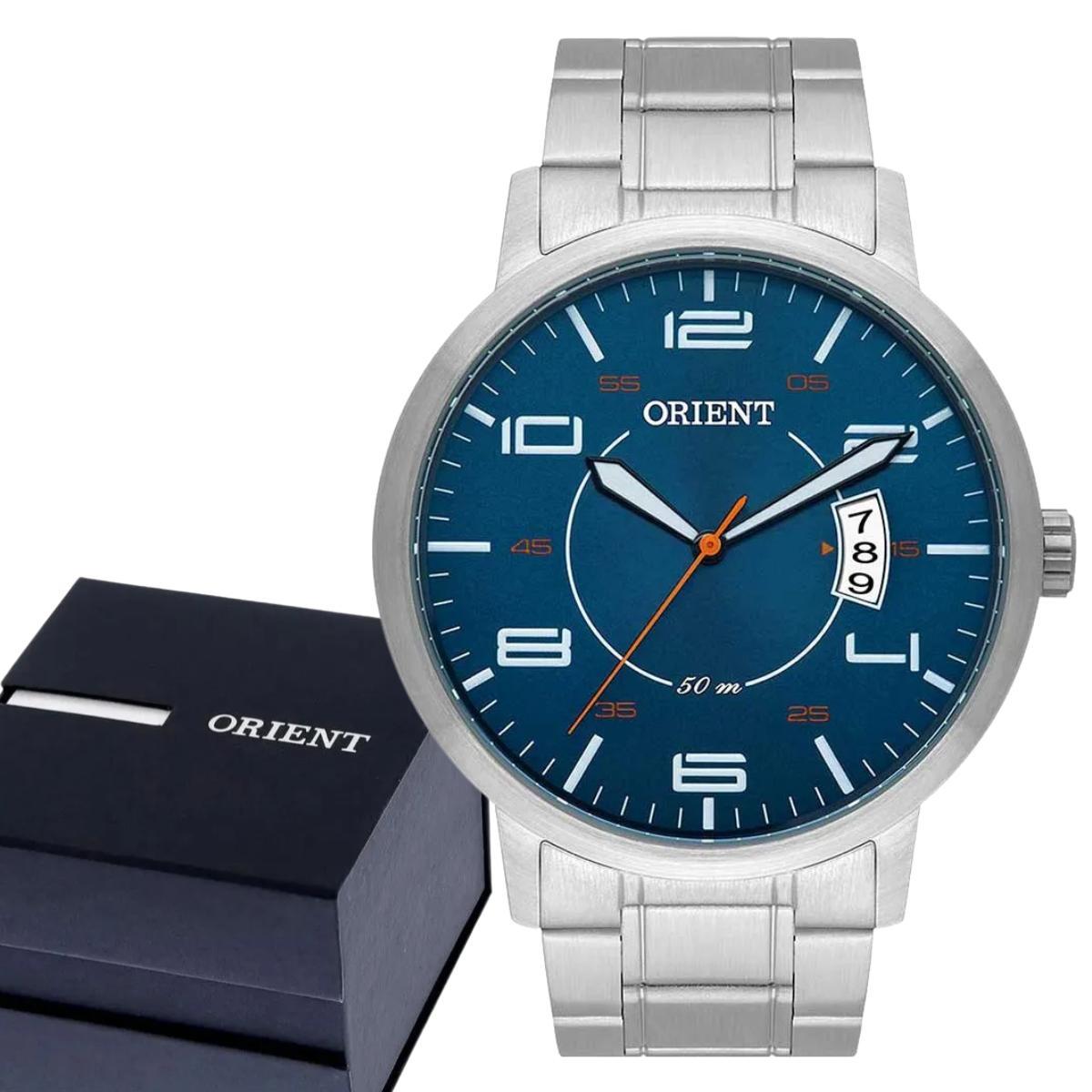 Relógio Orient Masculino Prata MBSS1381D2SX