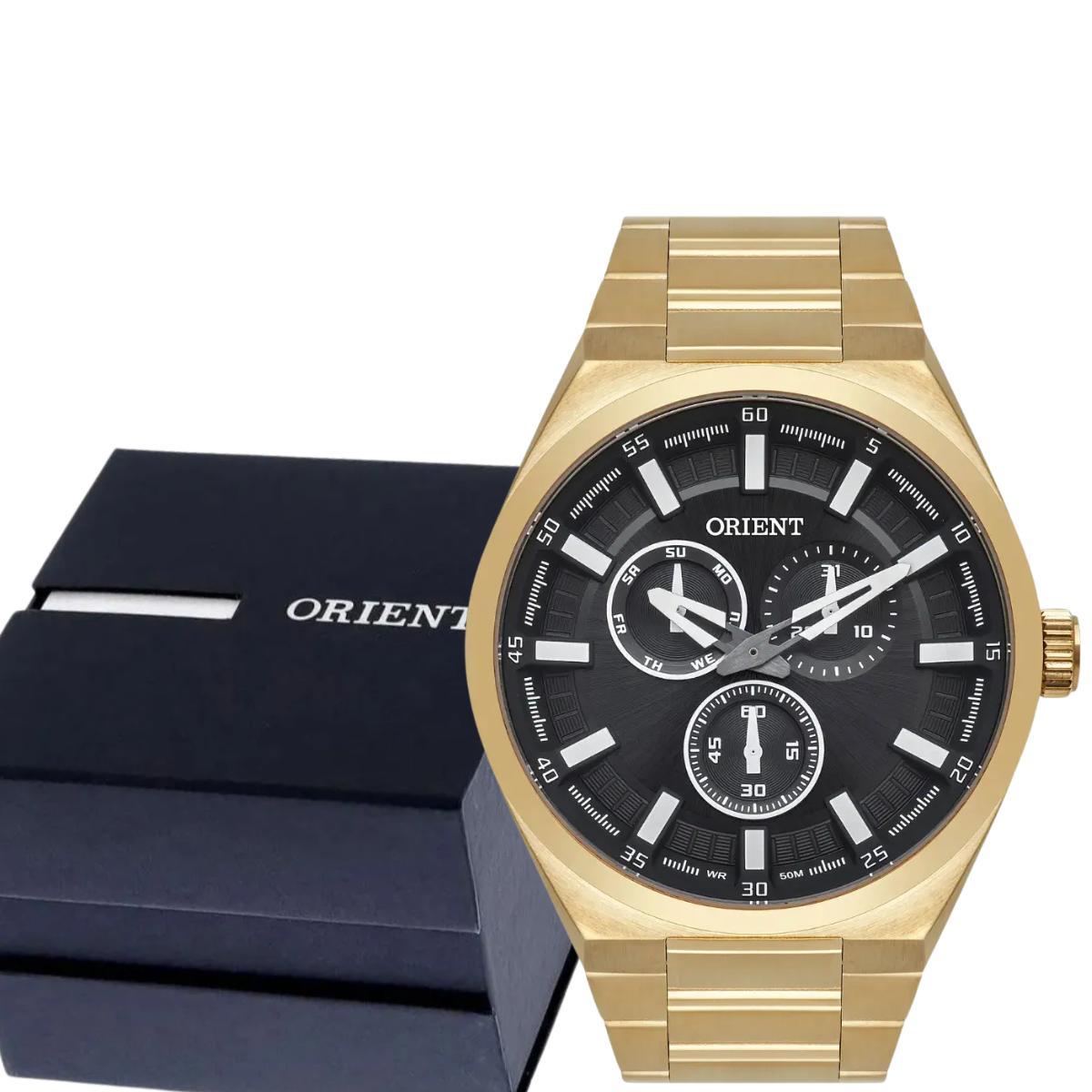 Relógio Masculino Orient Dourado MGSSM032G1KX