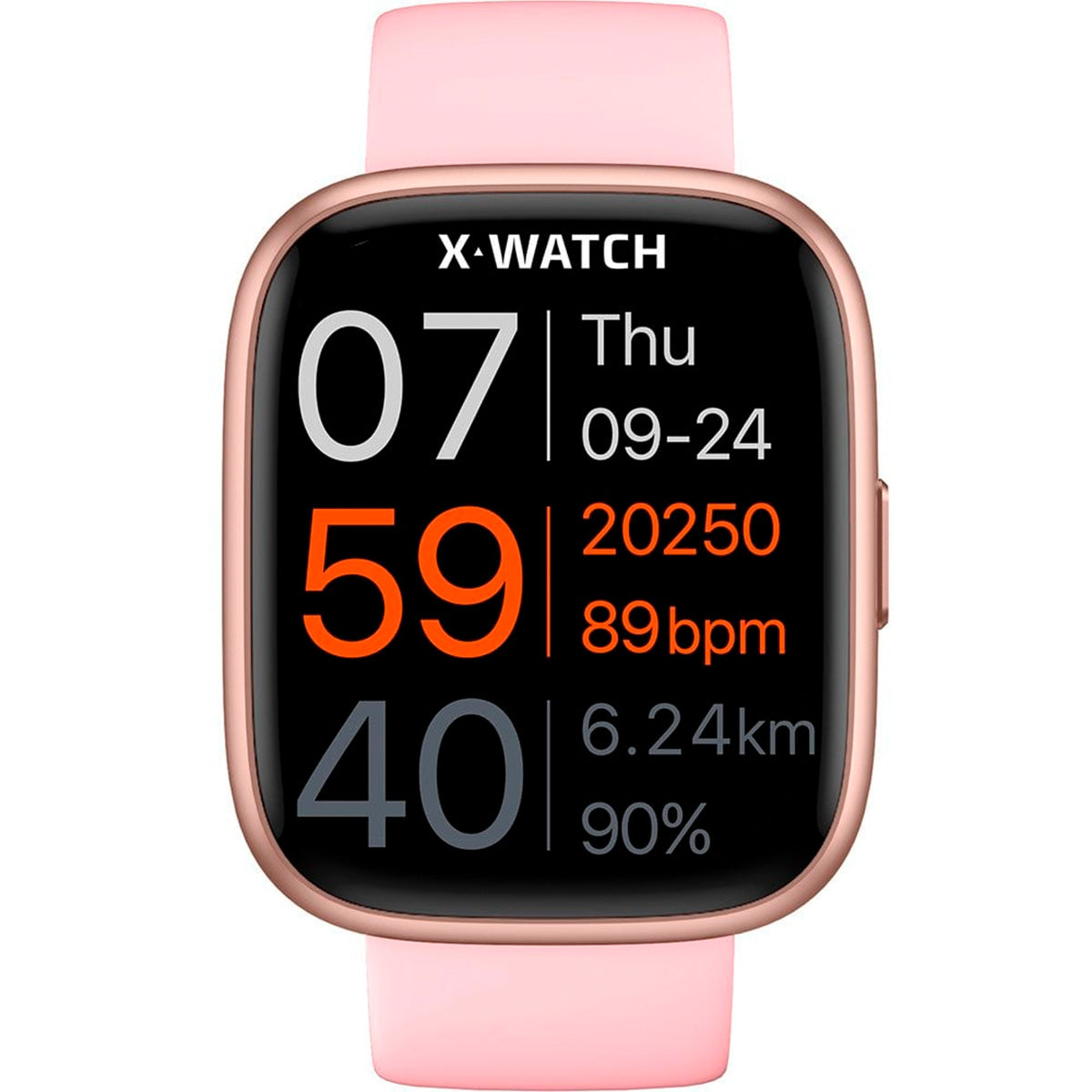 Relógio X-Watch Smartwatch Rose c/ Rosa XSWUQPI006A