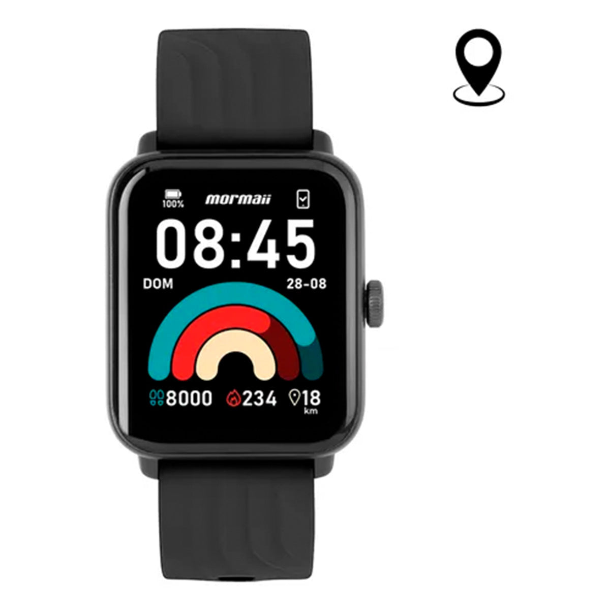 Relógio Mormaii Life Ultra Smartwatch MOLIFEUGAA/8P