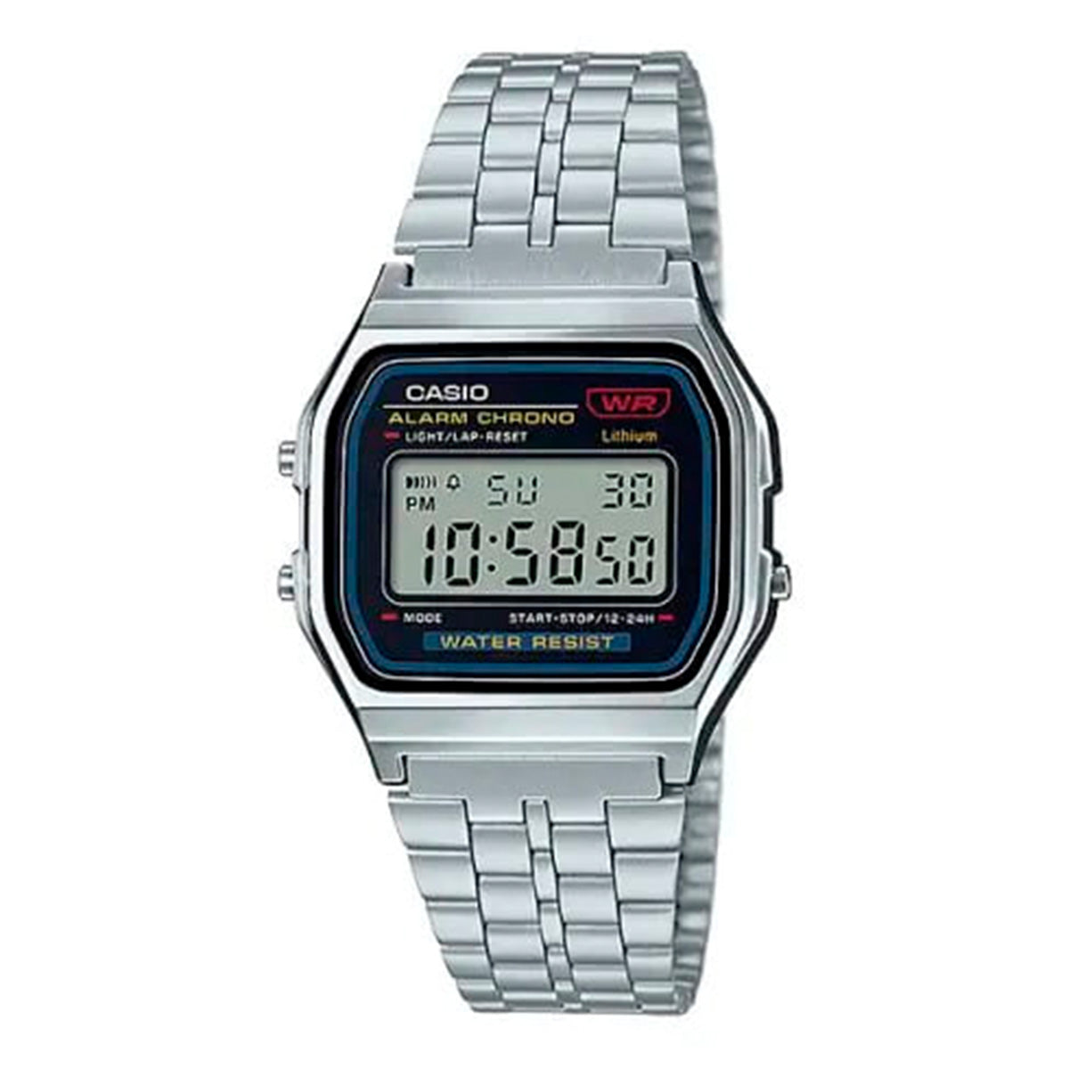 Relógio Casio Vintage Digital Prata A159WAN1DF