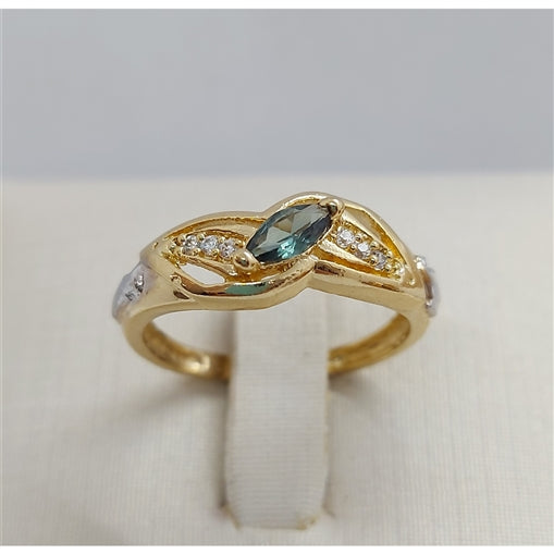 Anel de Formatura Enfermagem Ouro 18k com Zircônia