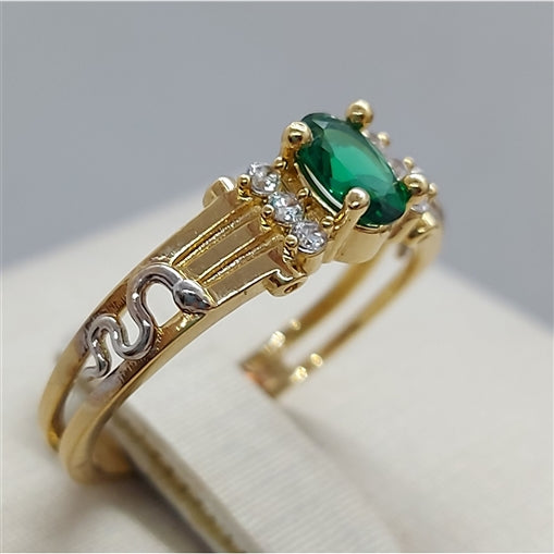 Anel de Formatura Medicina com Zirconia Ouro 18k