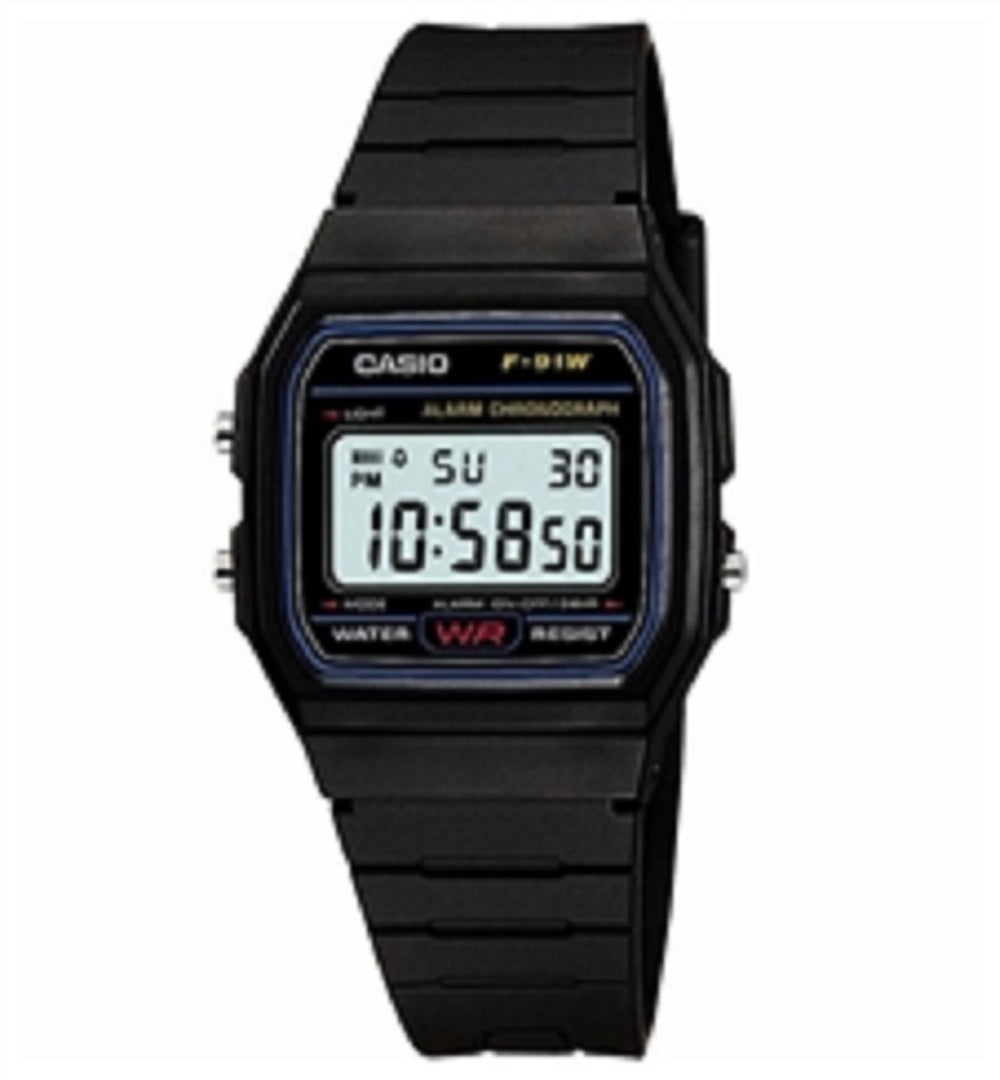 Relógio Masculino Casio Preto F91W1DG